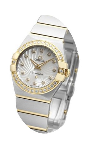 Omega Constellation Brushed Quarz Mini...