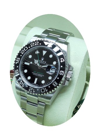 Rolex GMT II 116710LN Green HAND & C...