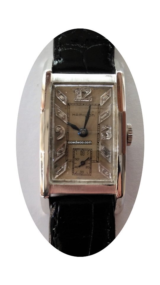 Hamilton VINTAGE oro bianco 14kt...