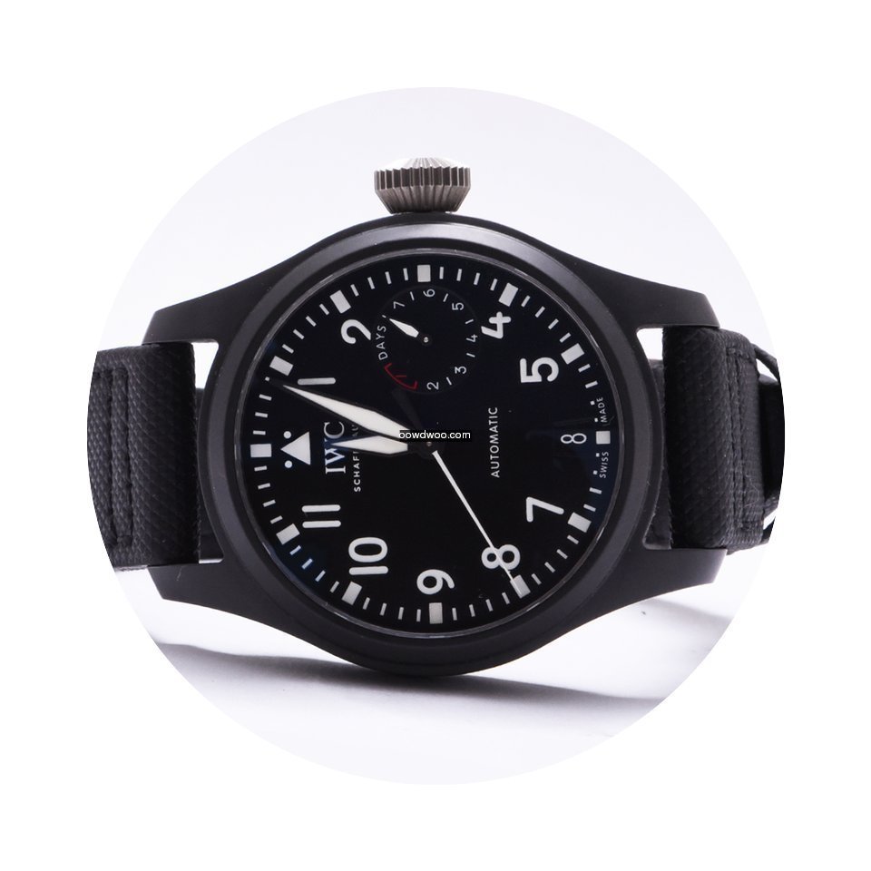 IWC Big Pilots Top Gun Ceramic 7 Days IW...