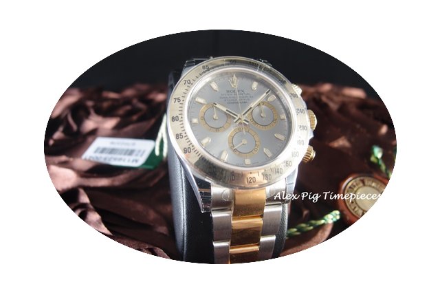 Rolex Daytona 116523 2-Tone Grey Dial Bo...