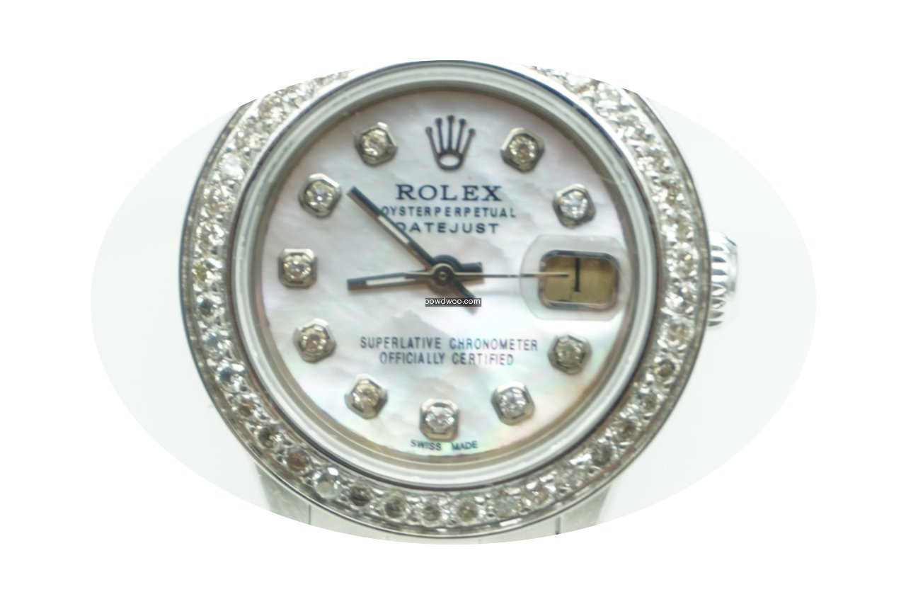 Rolex Datejust 26mm Mother of Pearl Diam...