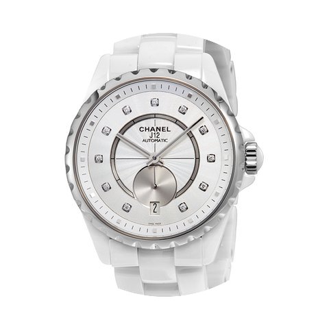 Chanel J12-365 White Opaline Diamond Dia...
