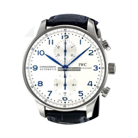 IWC Portogueser Chronograph Silver Arabi...