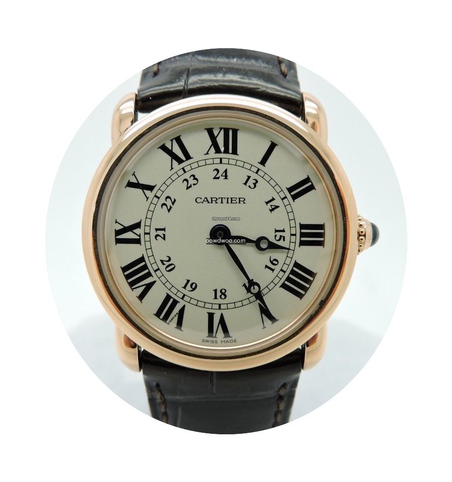 Cartier Ronde Solo Louis 18k Rose Gold W...