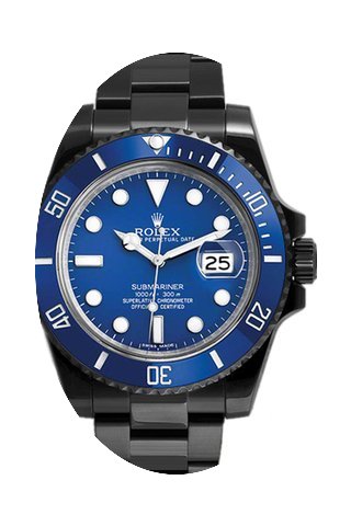 Rolex Submariner 116610 Blue DLC-PVD...