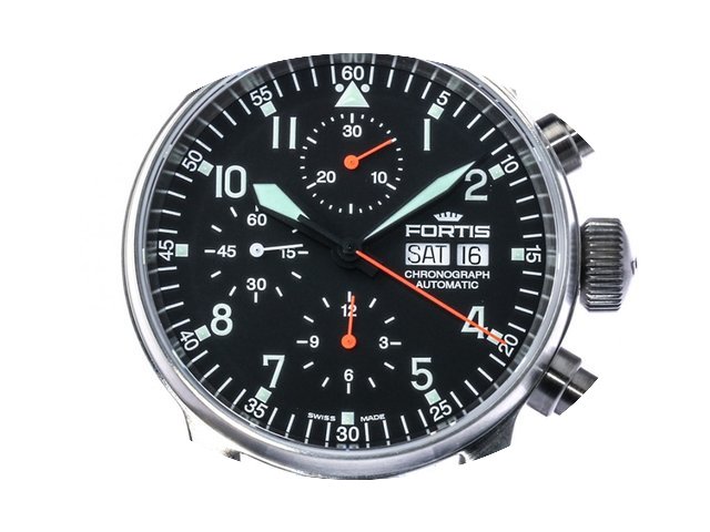 Fortis Flieger Stahl Chronograph Automat...