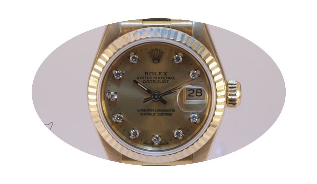Rolex Ladies Datejust yellow gold...