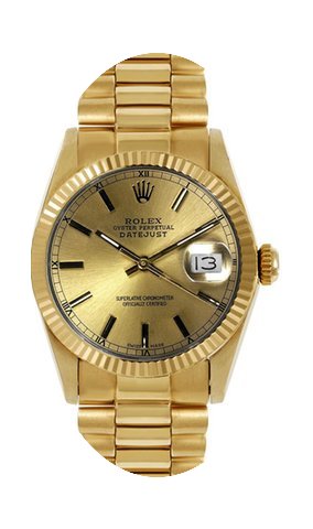 Rolex Women's President Midsize Fluted C...