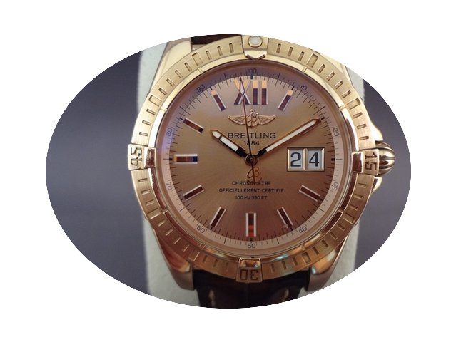 Breitling Windrider Cockpit Rose Gold Li...