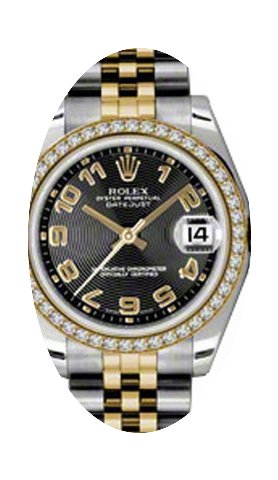 Rolex Datejust Ladies Midsize 178383-BLK...