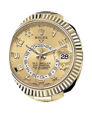 Rolex Sky-Dweller 42mm Yellow Gold...
