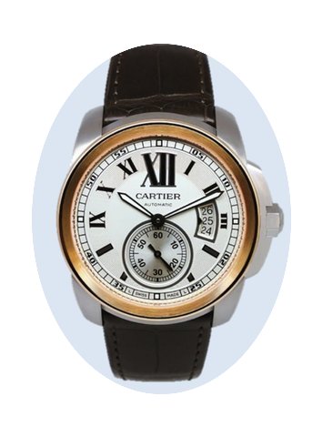 Cartier Calibre de Cartier Stahl Rotgold...