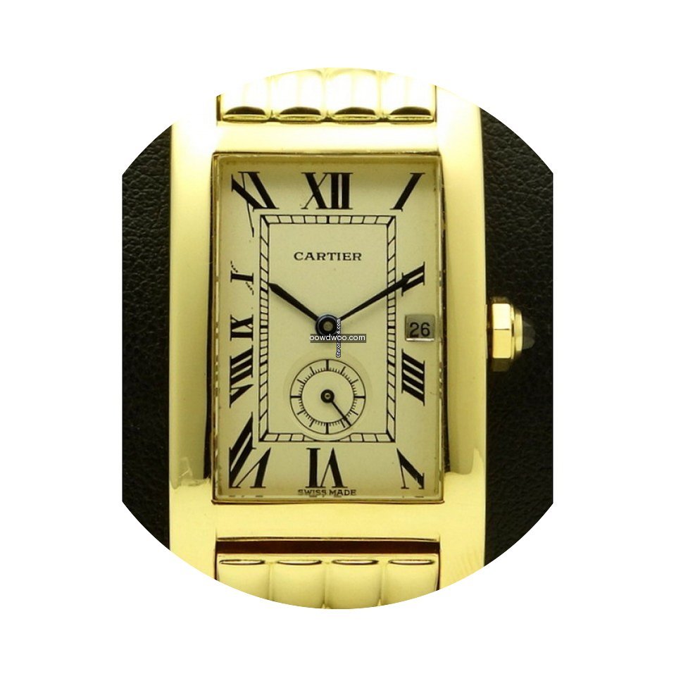 Cartier | Tank Americaine Medium, 18 kt ...