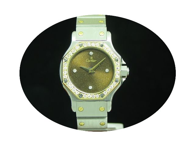 Cartier Santos Octagon 18kt Gold / Edels...