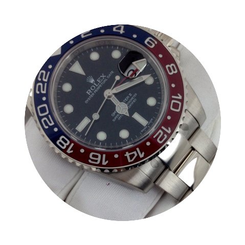 Rolex White Gold Submariner Pepsi...