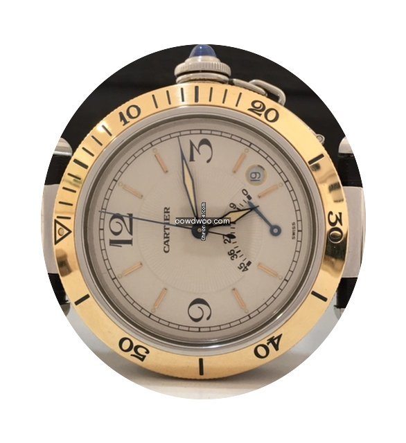 Cartier Pasha Power Reserve Ouro & Aço ...