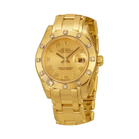 Rolex Datejust Pearlmaster Champagne Dia...