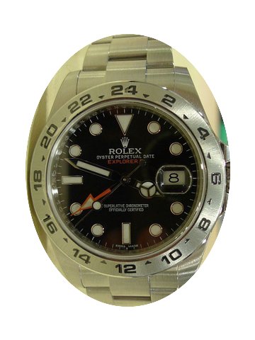 Rolex EXPLORER II BLACK DIAL 216570...