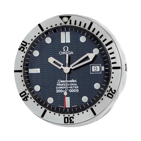 Omega Seamaster Blue Wave Decor Dial Ste...