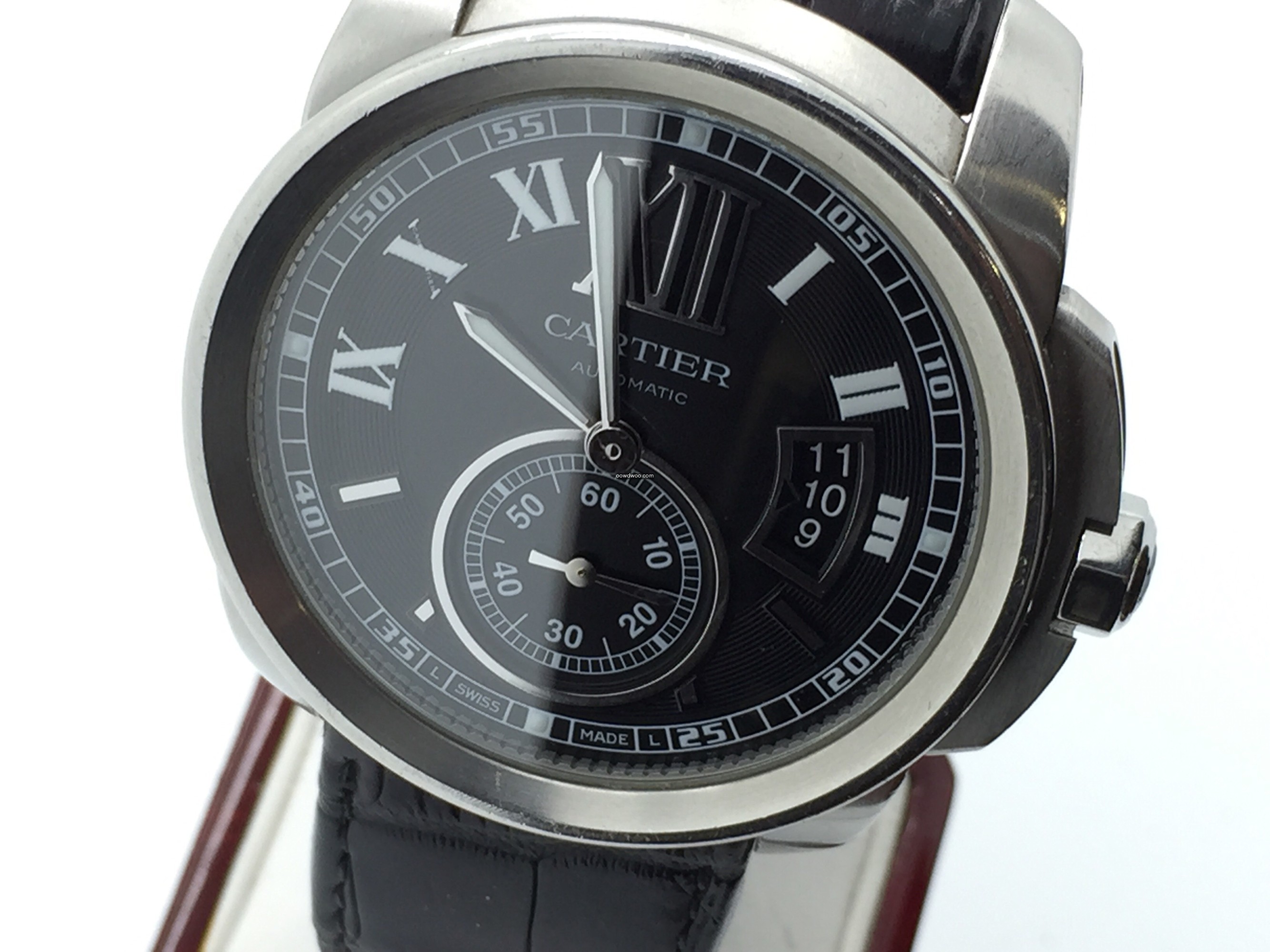 Mens Cartier Calibre 3299 Black Dial Aut...