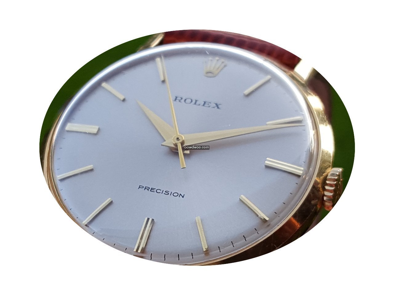 Rolex Precision Vintage 18K Yellow Gold...
