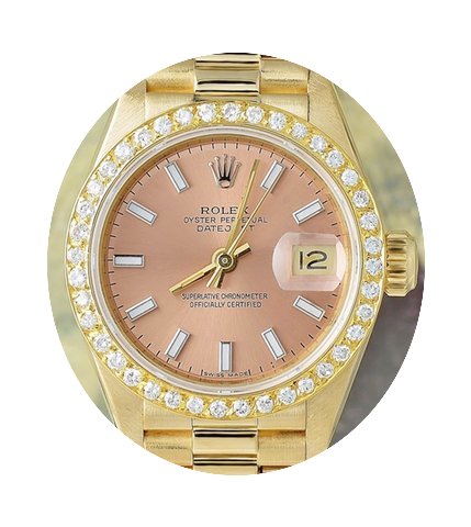 Rolex Lady Datejust 18K 69178 Brillantl�...