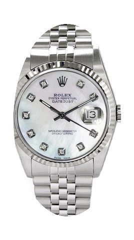 Rolex Men's Datejust Stainless Steel Cus...