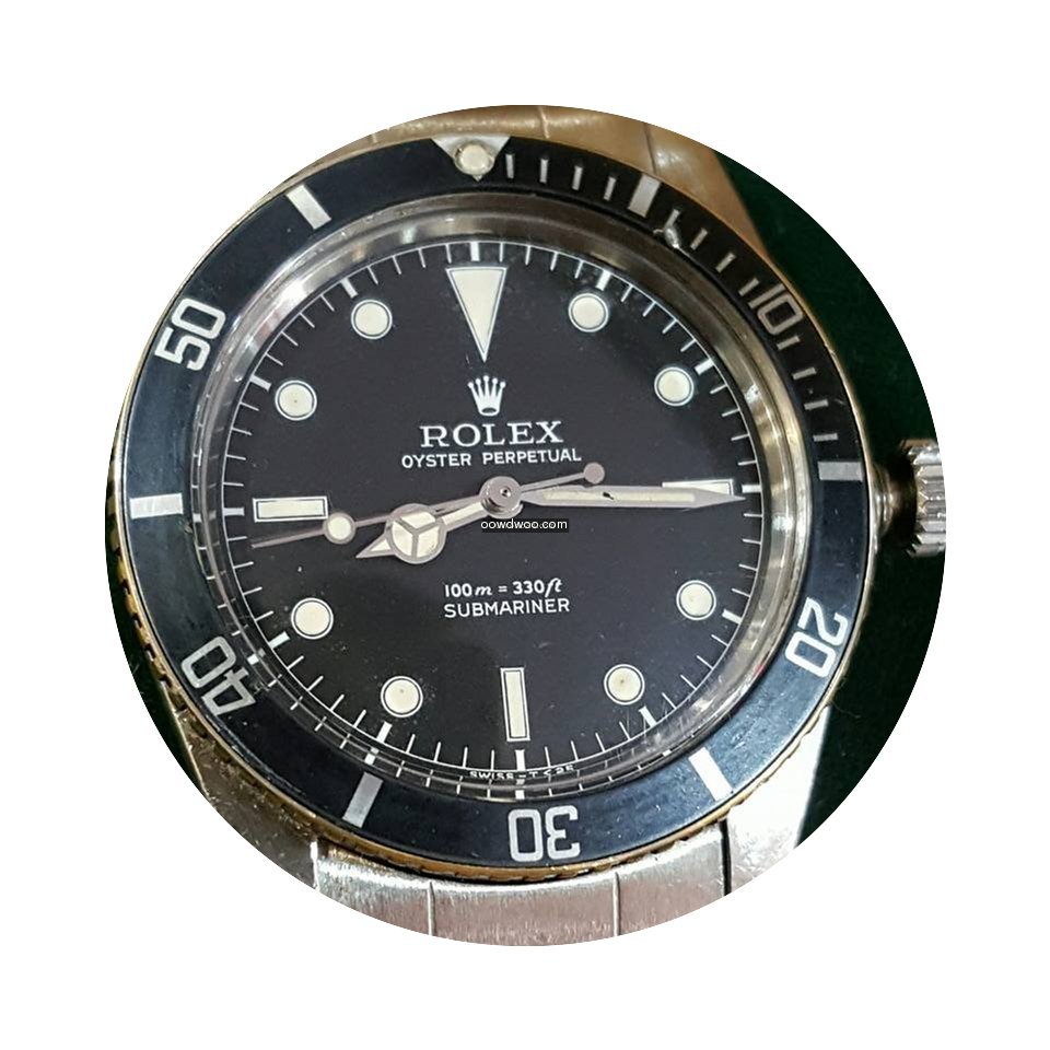 Rolex Box/Paper Vintage Submariner no da...