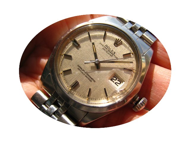 Rolex 1600 2,8m serie SS Smooth bezel Da...