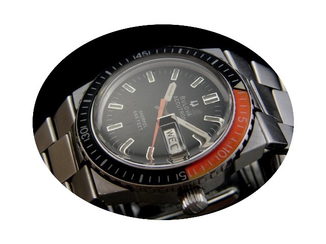 Bulova Rare Diver Accutron Snorkel 666 F...
