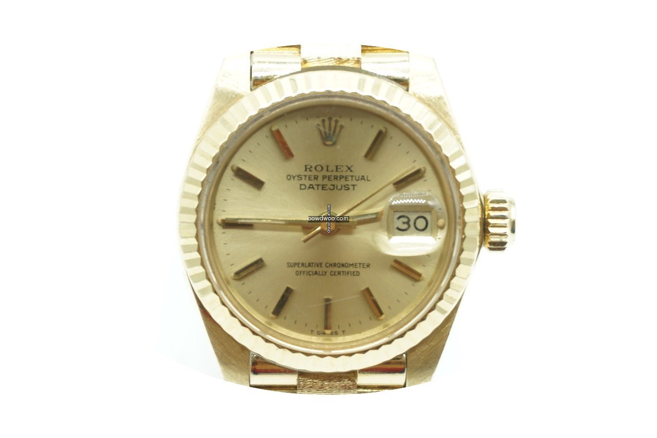 Rolex Lady- Datejust President Yellow Go...