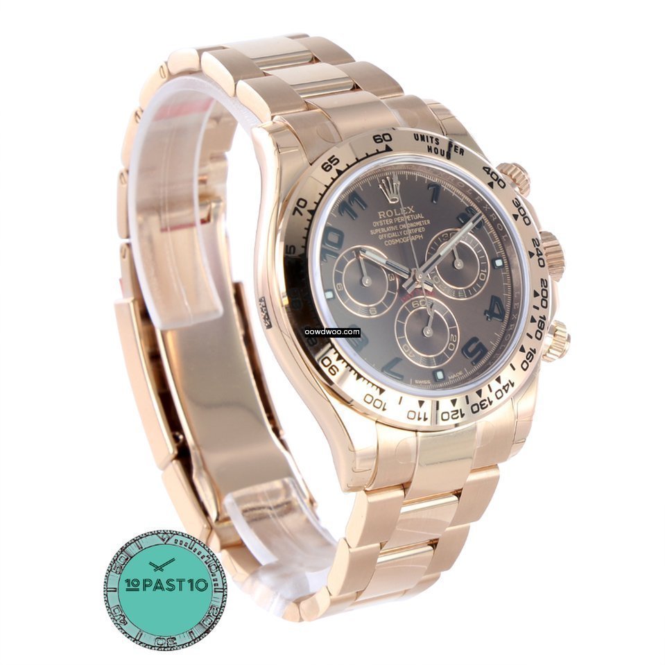 Rolex Daytona Chocolate Arab - 116505 vo...