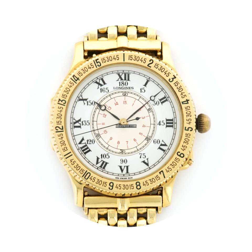 Longines Yellow Gold Lindbergh Hour Angl...