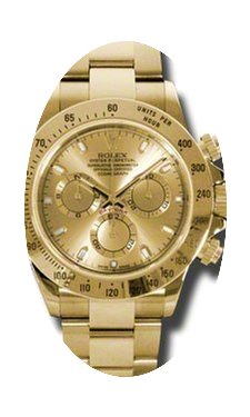 Rolex Used Yellow Gold Dayton on Bracele...