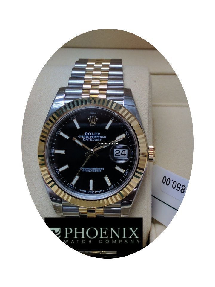 Rolex Datejust 126333 Black Index...