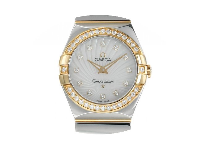 Omega Constellation Stahl Gelbgold Quarz...