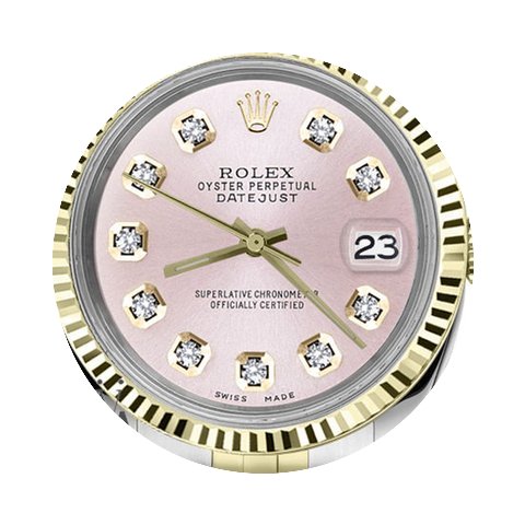 Rolex Ladies Rolex 31mm Datejust2tone Me...
