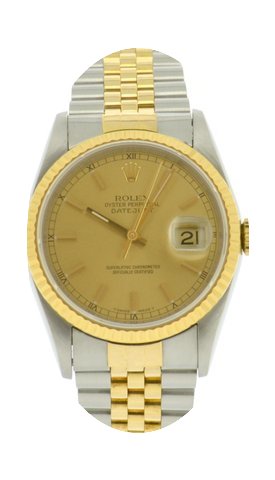 Rolex Datejust Steel & Gold with Cha...