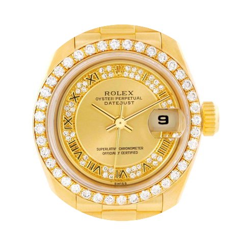 Rolex President Ladies 18k Yellow Gold R...