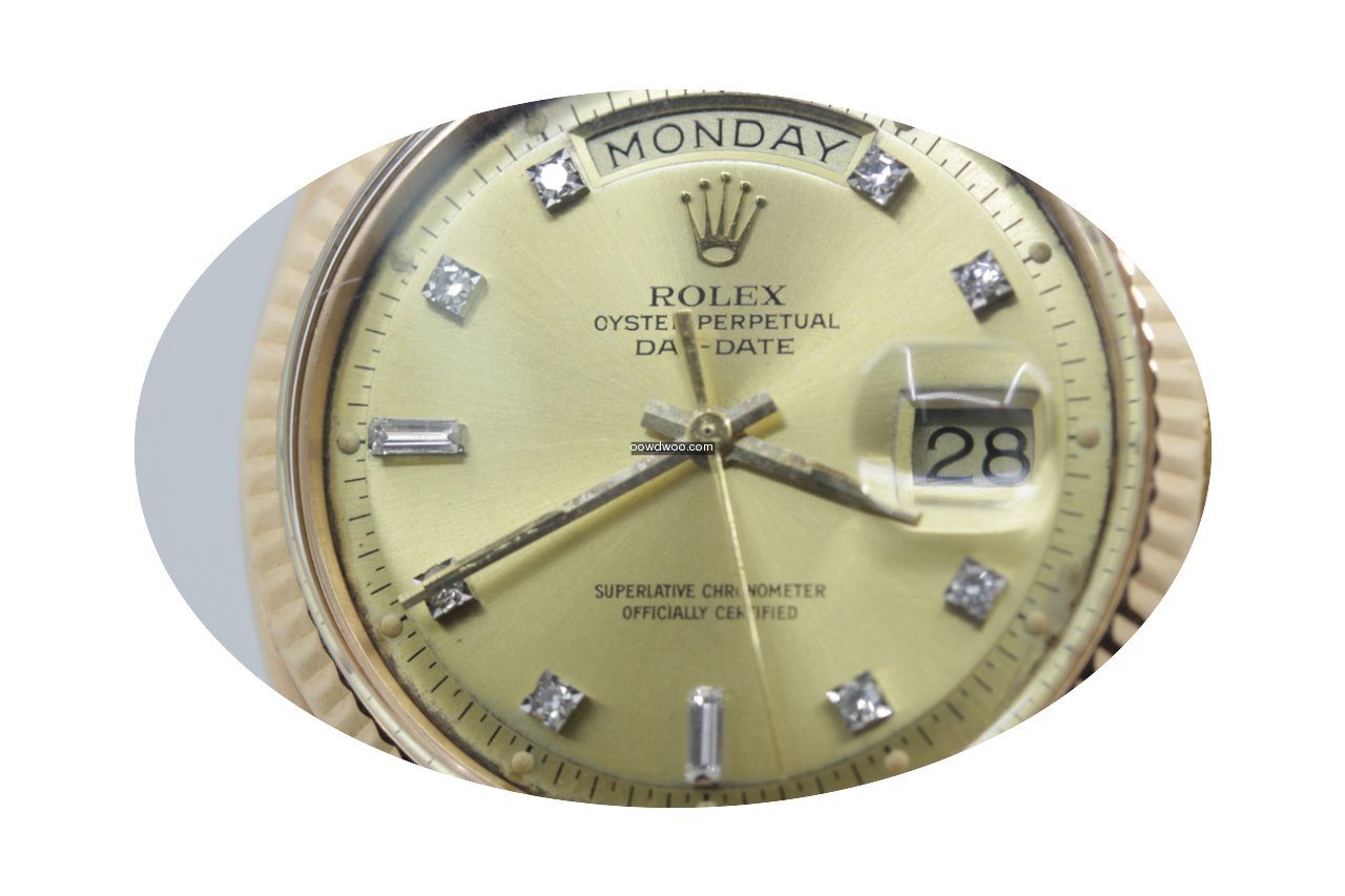 Rolex Day-Date 18 Kt Vollgold Diamond #1...