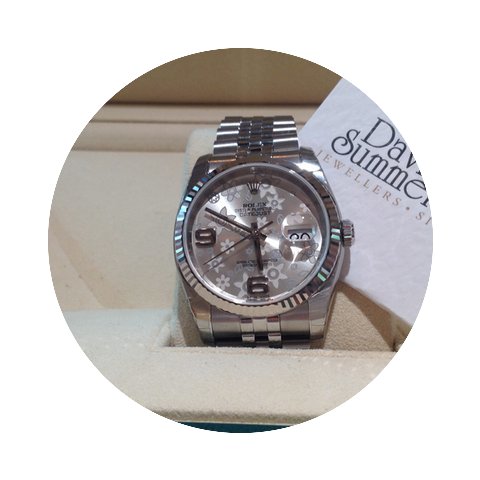 Rolex Datejust 36mm Floral Dial...