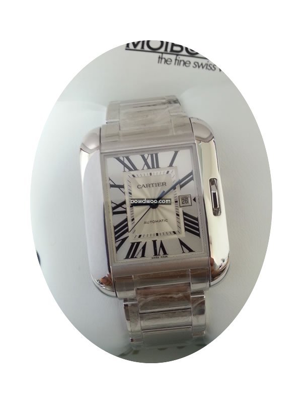 Cartier W5310024 Tank Anglaise 18K White...