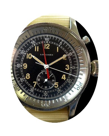 Longines Aviator Flyback Military...