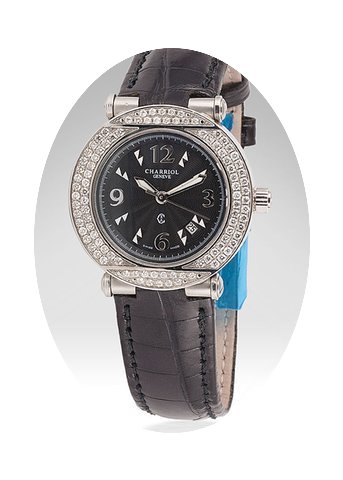 Charriol Colvmbvs Small Round with Diamo...
