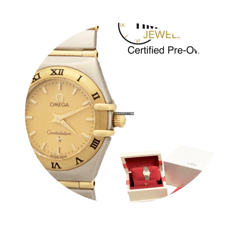 Omega Constellation 18K Gold Stainless S...