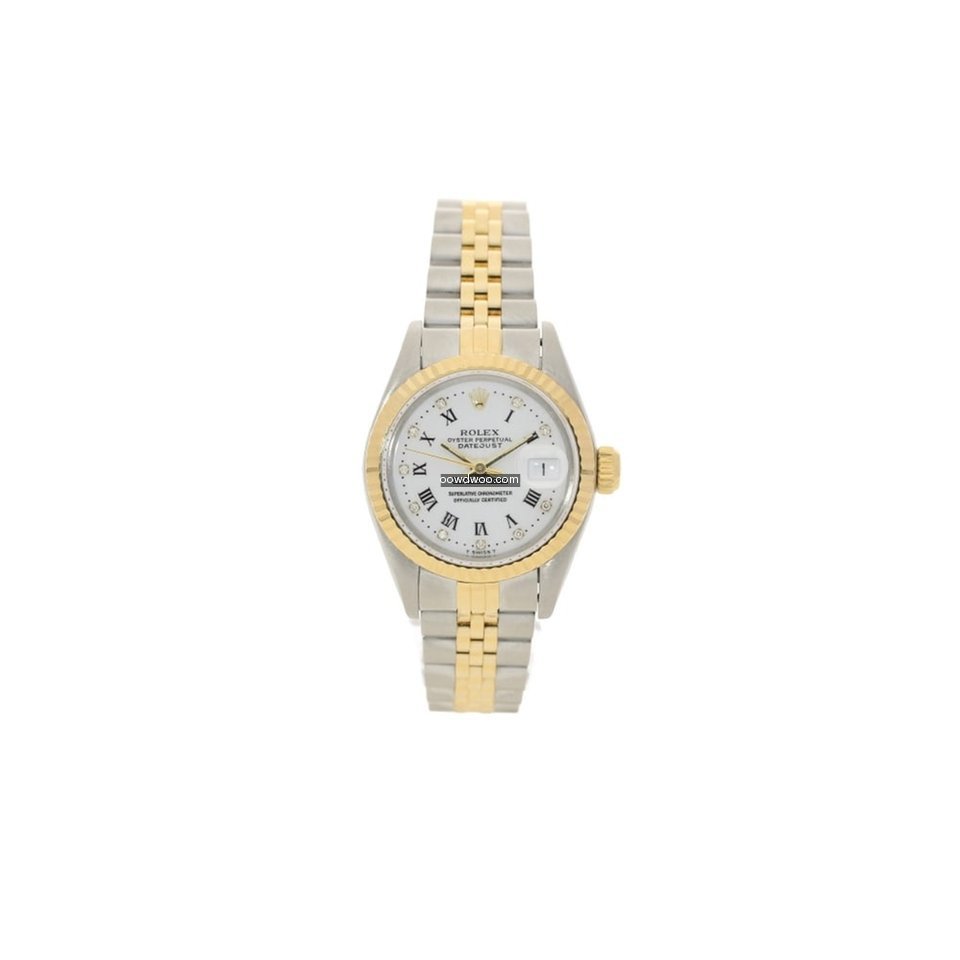 Rolex Datejust 69173 - White Diamond Dia...
