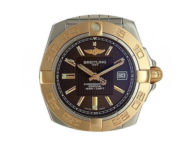 Breitling Galactic Stahl/18kt Roségold ...