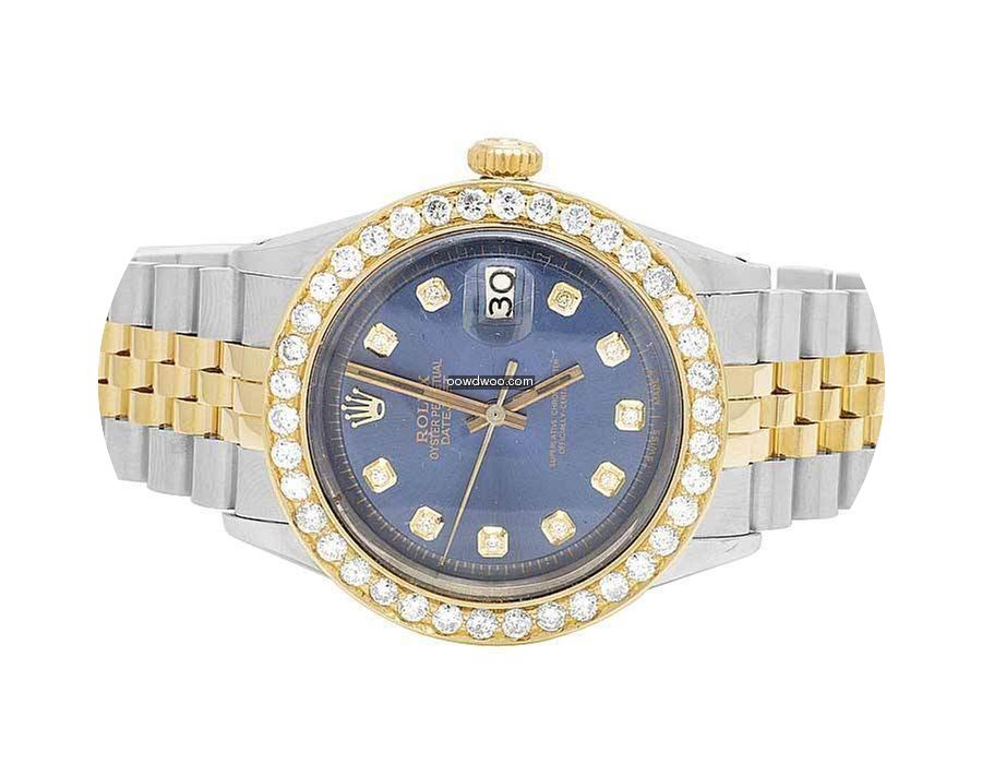Rolex Mens Rolex Datejust Two Tone 18K/ ...