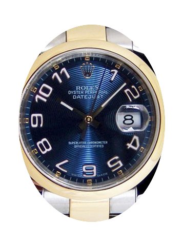 Rolex Datejust 36 116203-BLUASO Blue Con...